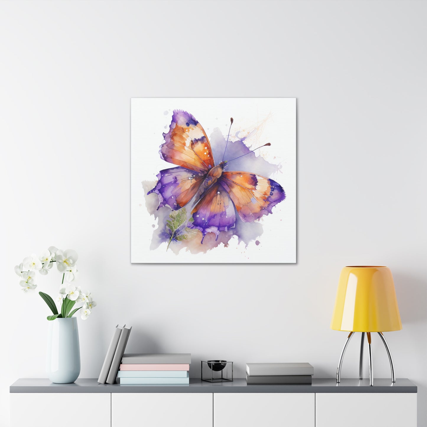 Canvas Gallery Wraps MerlinRose Watercolor Butterfly 2