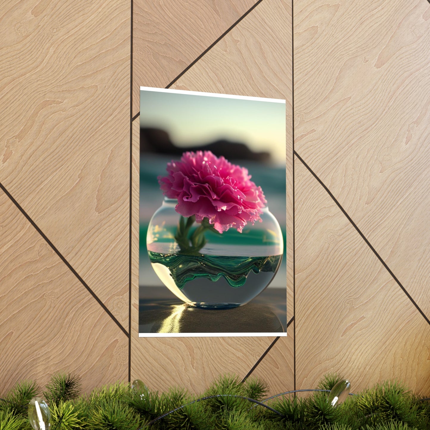 Premium Matte Vertical Posters Carnation 3