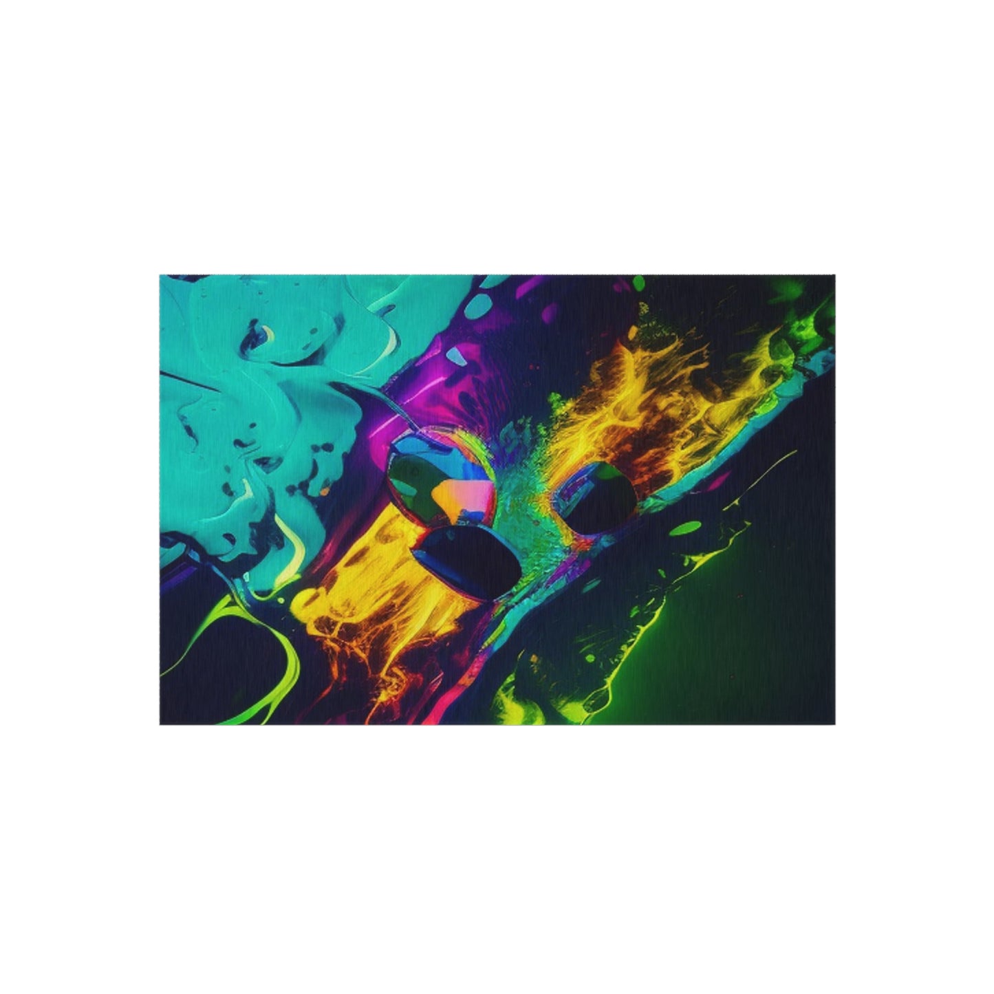 Outdoor Rug  Florescent Glow 4