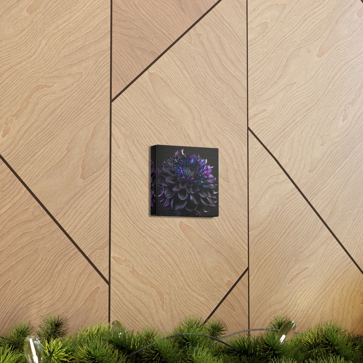 Canvas Gallery Wraps Dahlia Purple 2