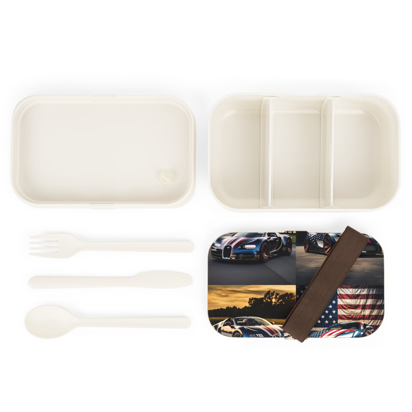 Bento Lunch Box Bugatti Flag American 5