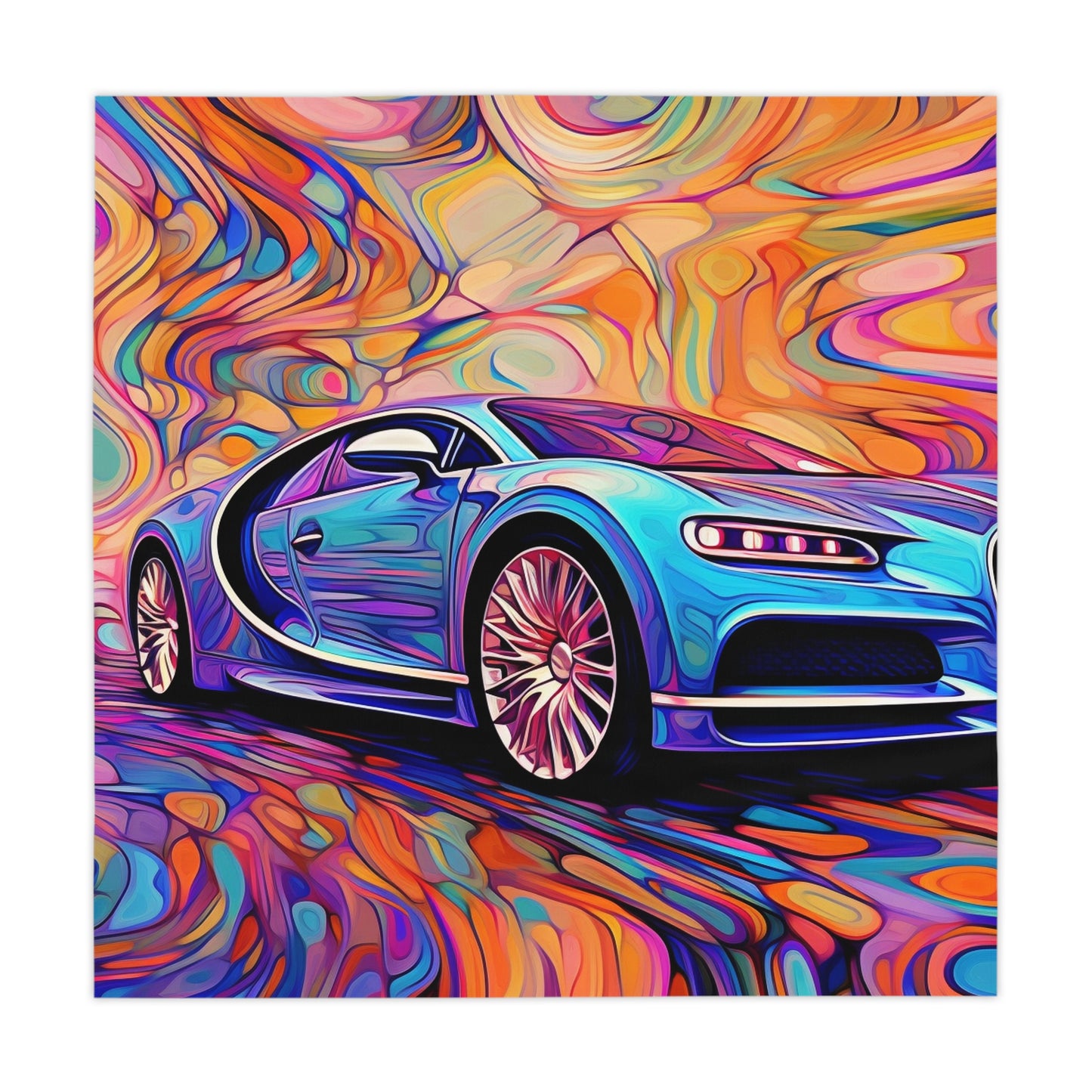 Tablecloth Bugatti Abstract Concept 3