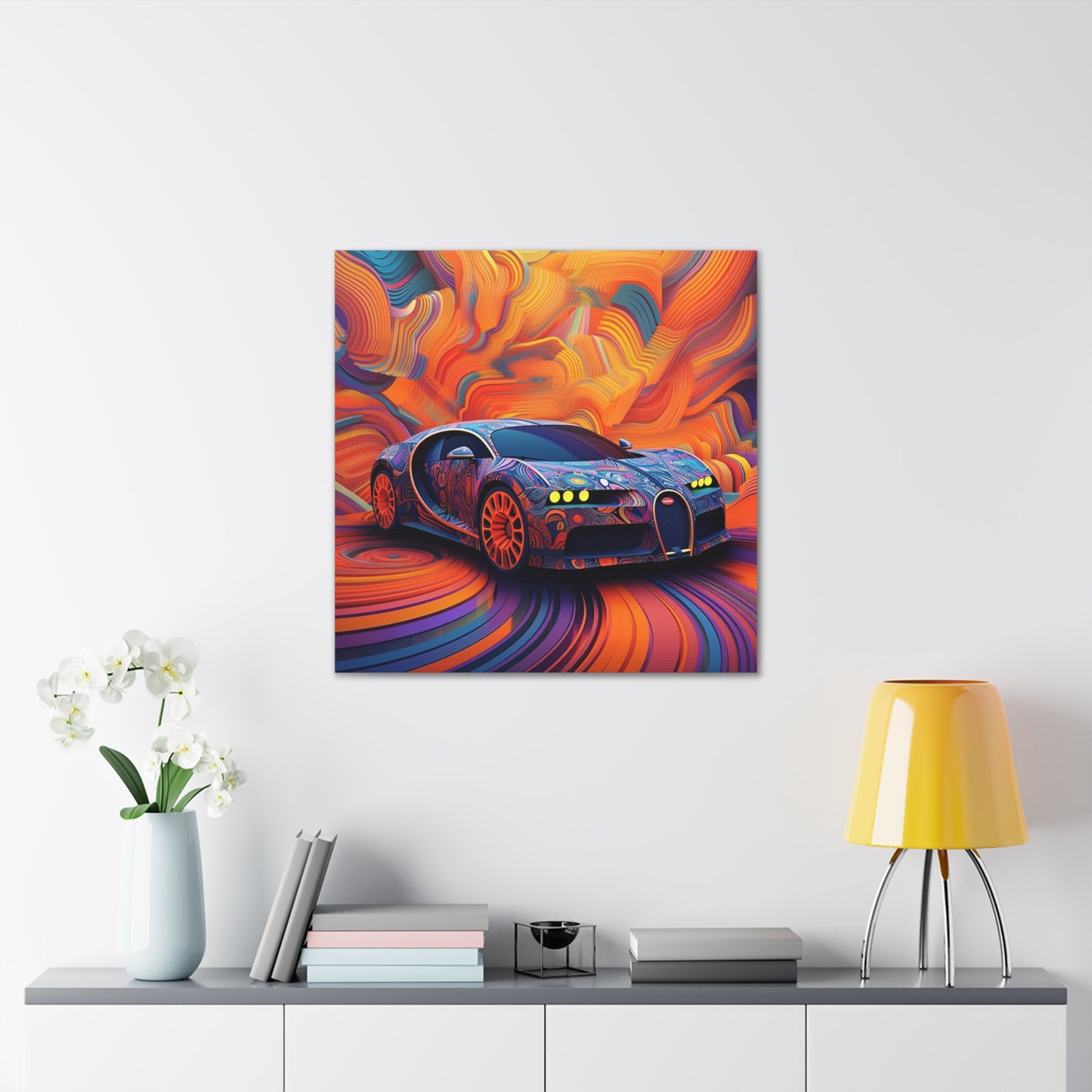 Canvas Gallery Wraps Bugatti Abstract Concept 4