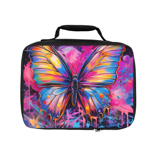 Lunch Bag Pink Butterfly Flair 3