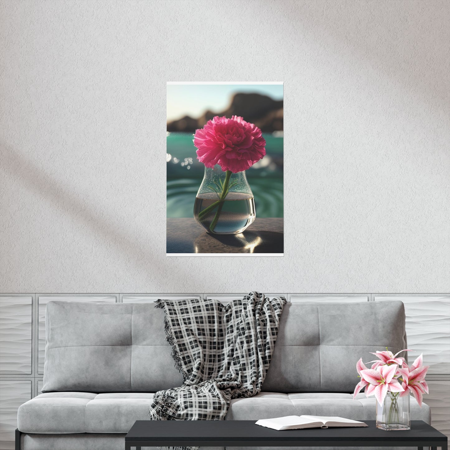 Premium Matte Vertical Posters Carnation 4