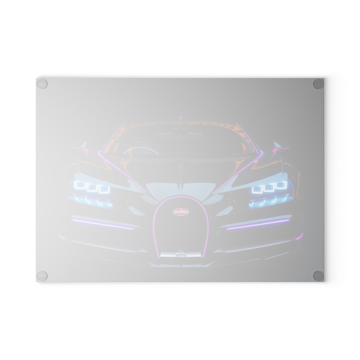 Glass Cutting Board Hyper Bugatti Chiron 2