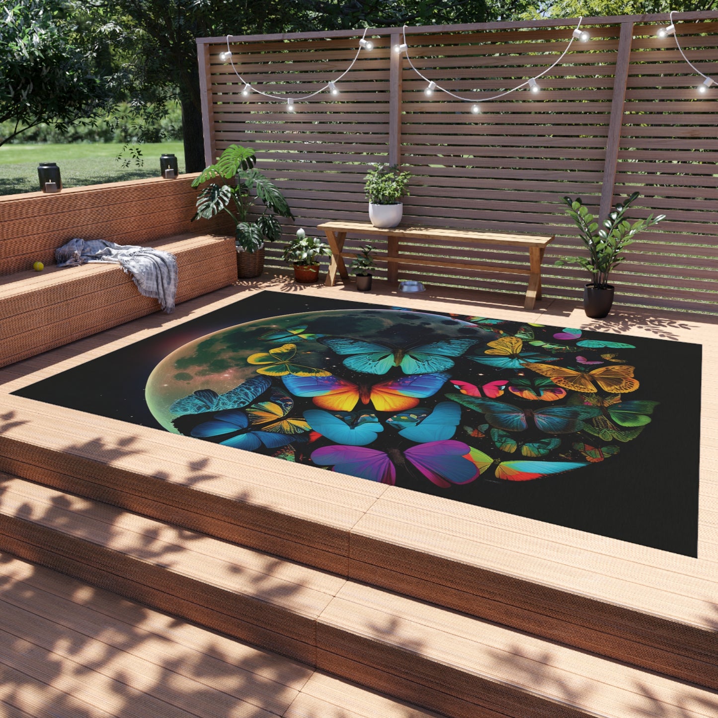 Outdoor Rug  Moon Butterfly 2