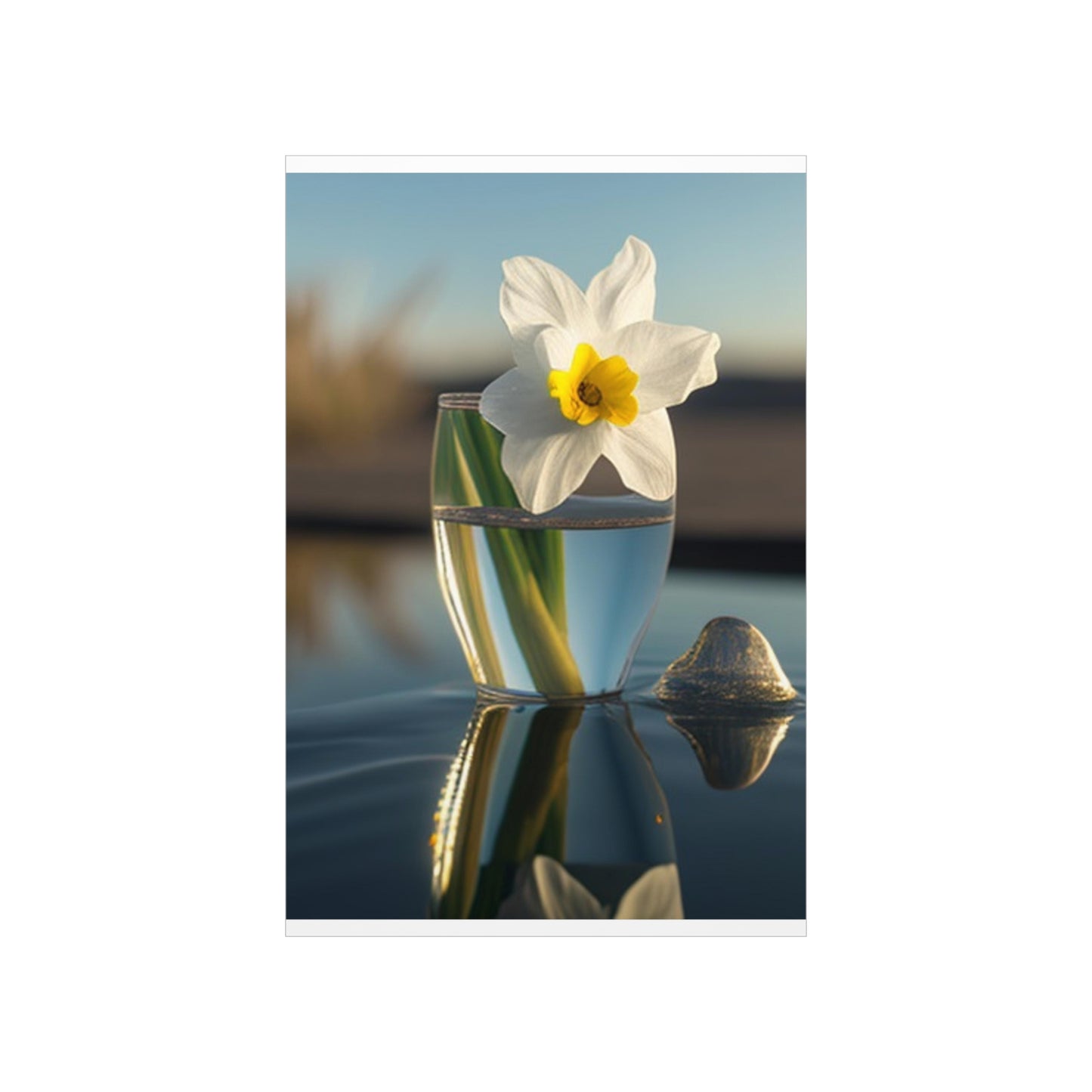 Premium Matte Vertical Posters Daffodil 4