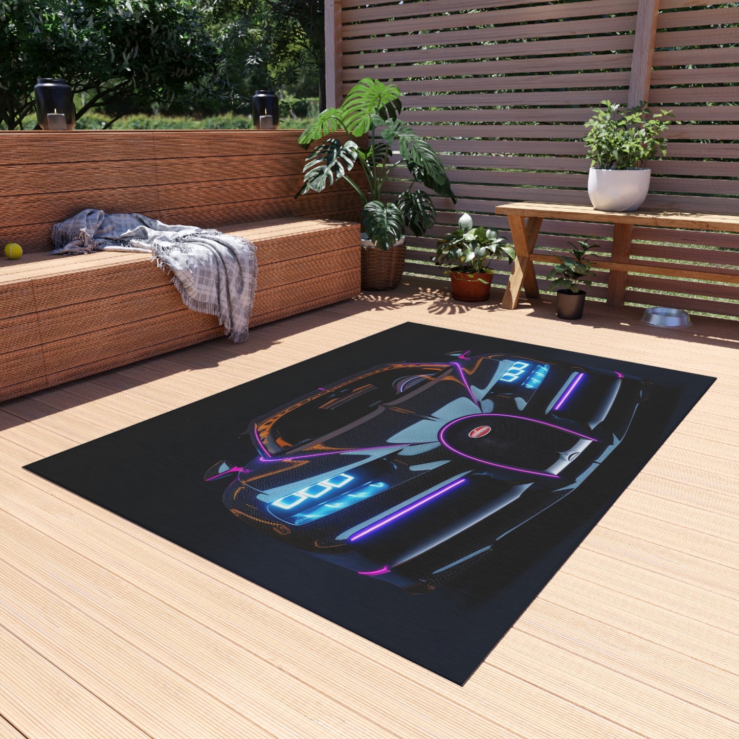 Outdoor Rug  Hyper Bugatti Chiron 2