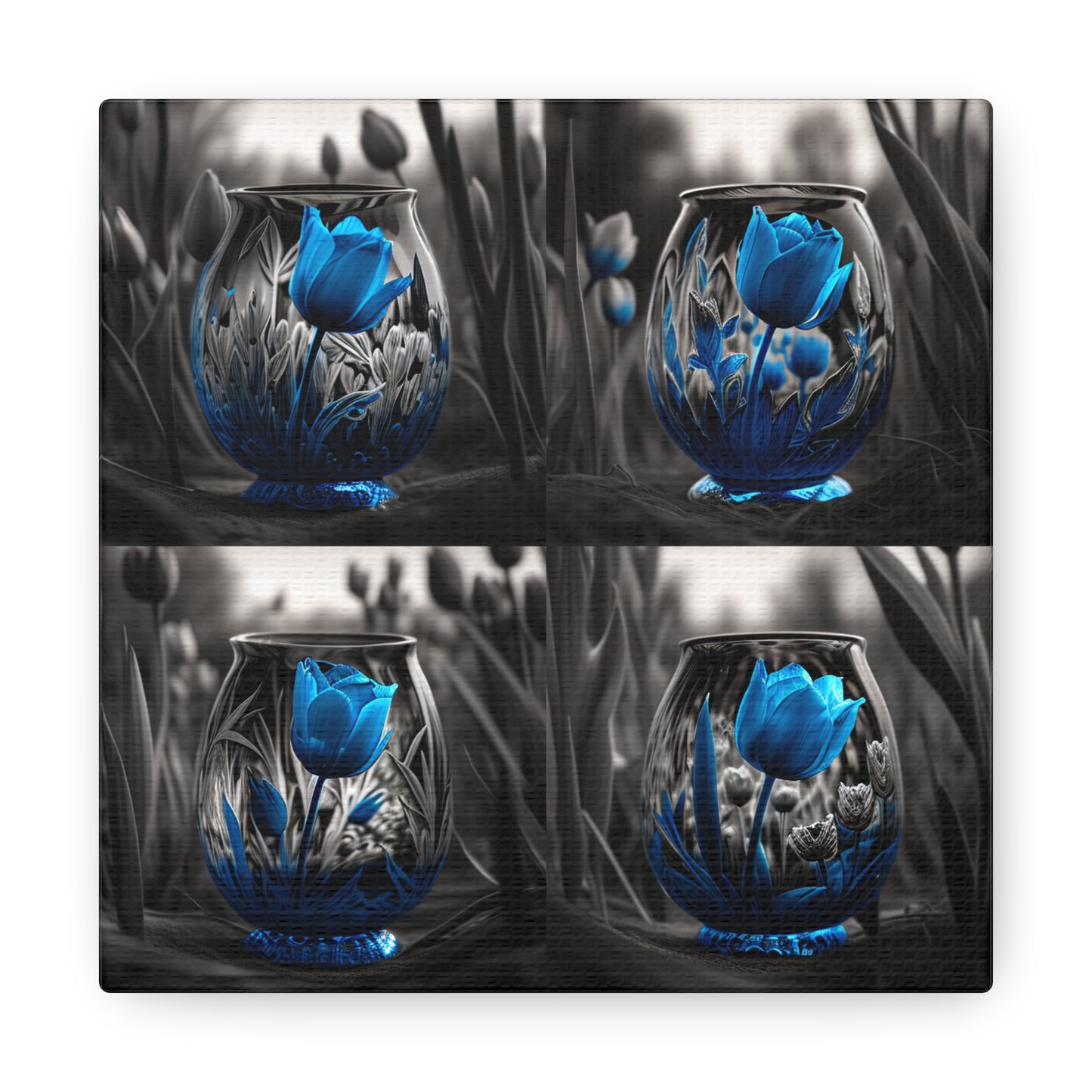 Canvas Gallery Wraps Tulip Blue 5