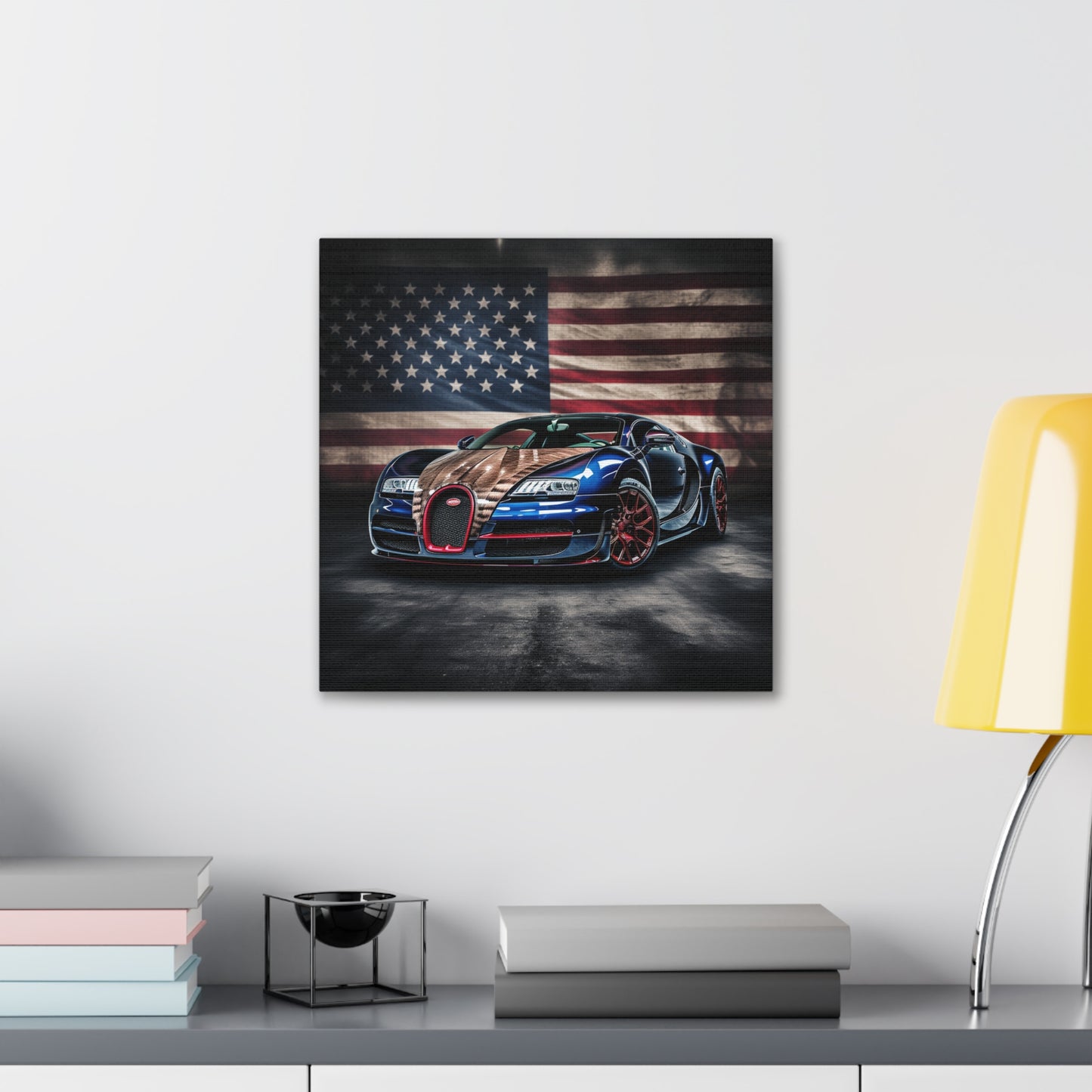 Canvas Gallery Wraps Bugatti American Flag 4