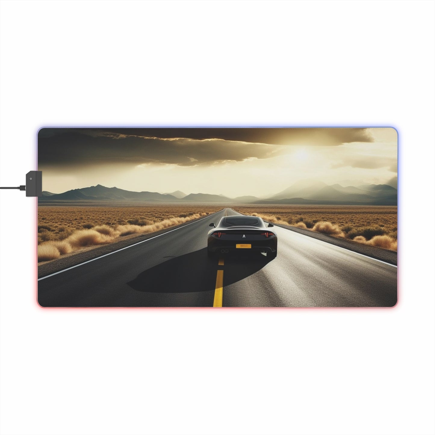 LED Gaming Mouse Pad Ferrari Road 1