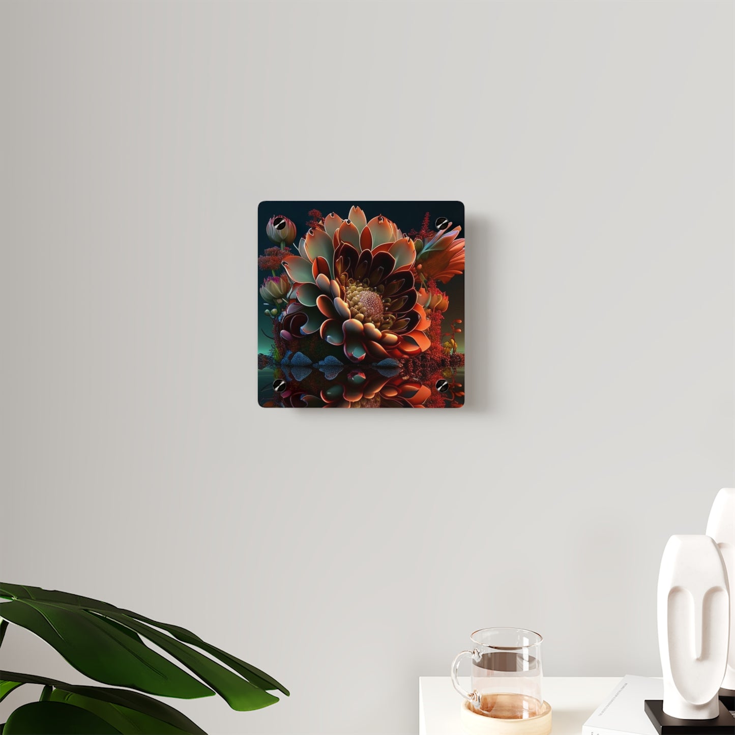 Acrylic Wall Art Panels Flower Arangment 4