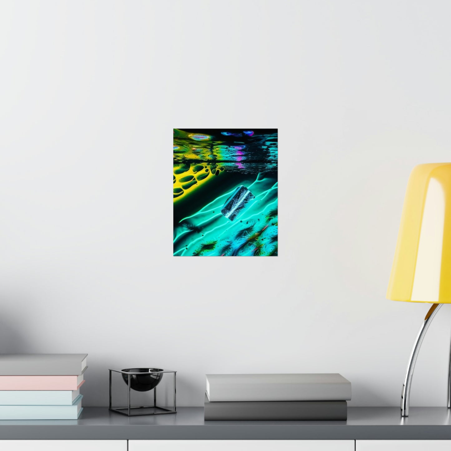 Premium Matte Vertical Posters Florescent Glow 2