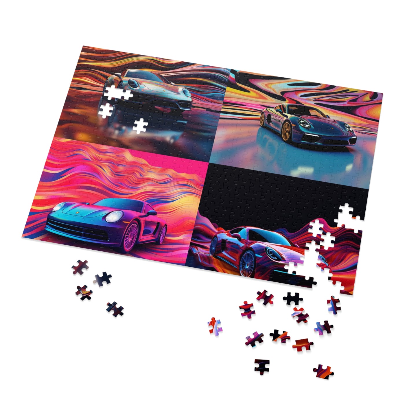 Jigsaw Puzzle (30, 110, 252, 500,1000-Piece) Porsche Water Fusion 5