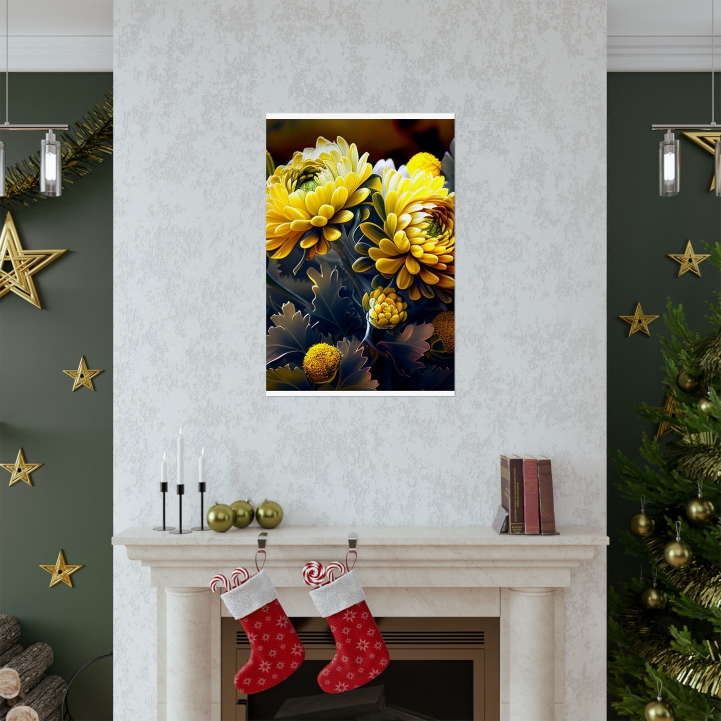 Premium Matte Vertical Posters Yellow Hermosas Flores Amarillas 3