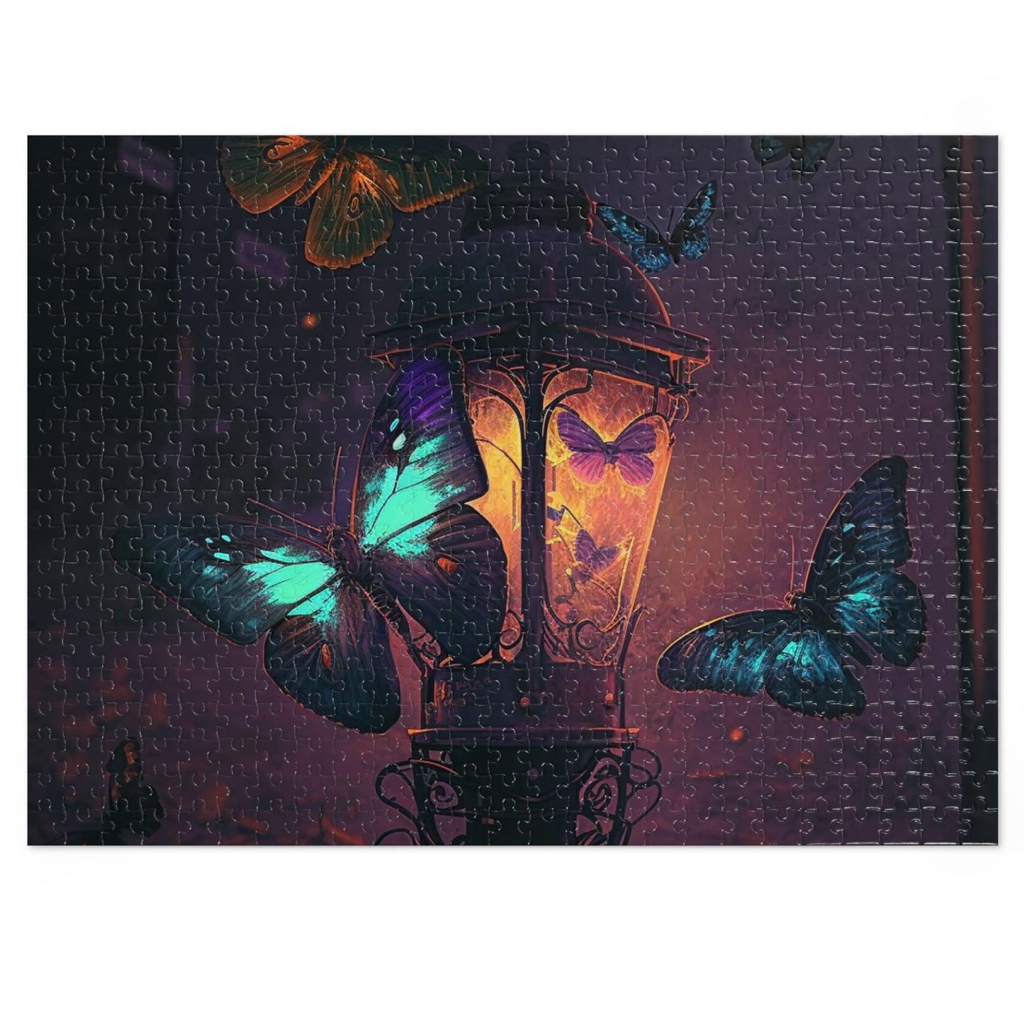 Jigsaw Puzzle (30, 110, 252, 500,1000-Piece) Street Light Butterfly 4
