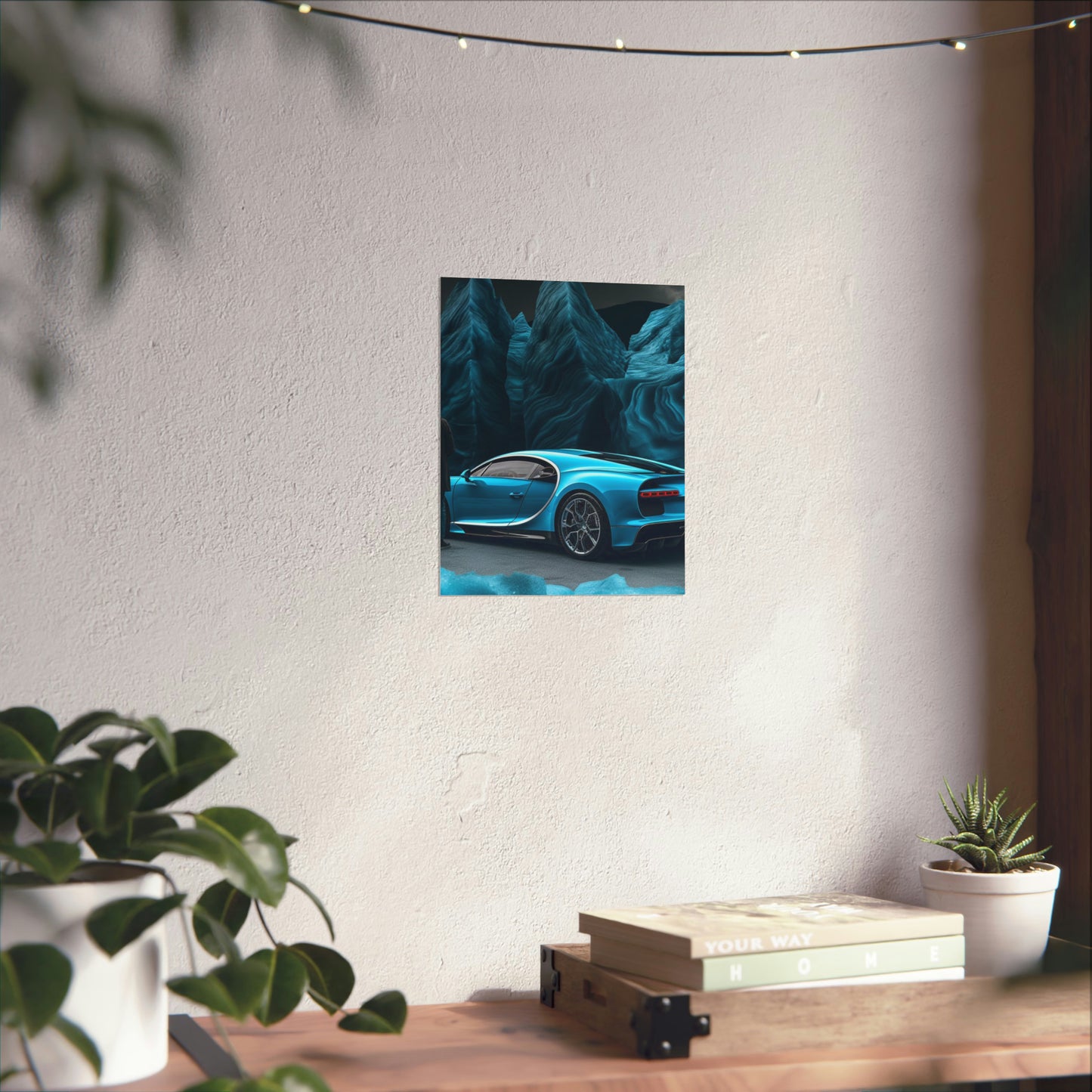 Premium Matte Vertical Posters Bugatti Real Look 3