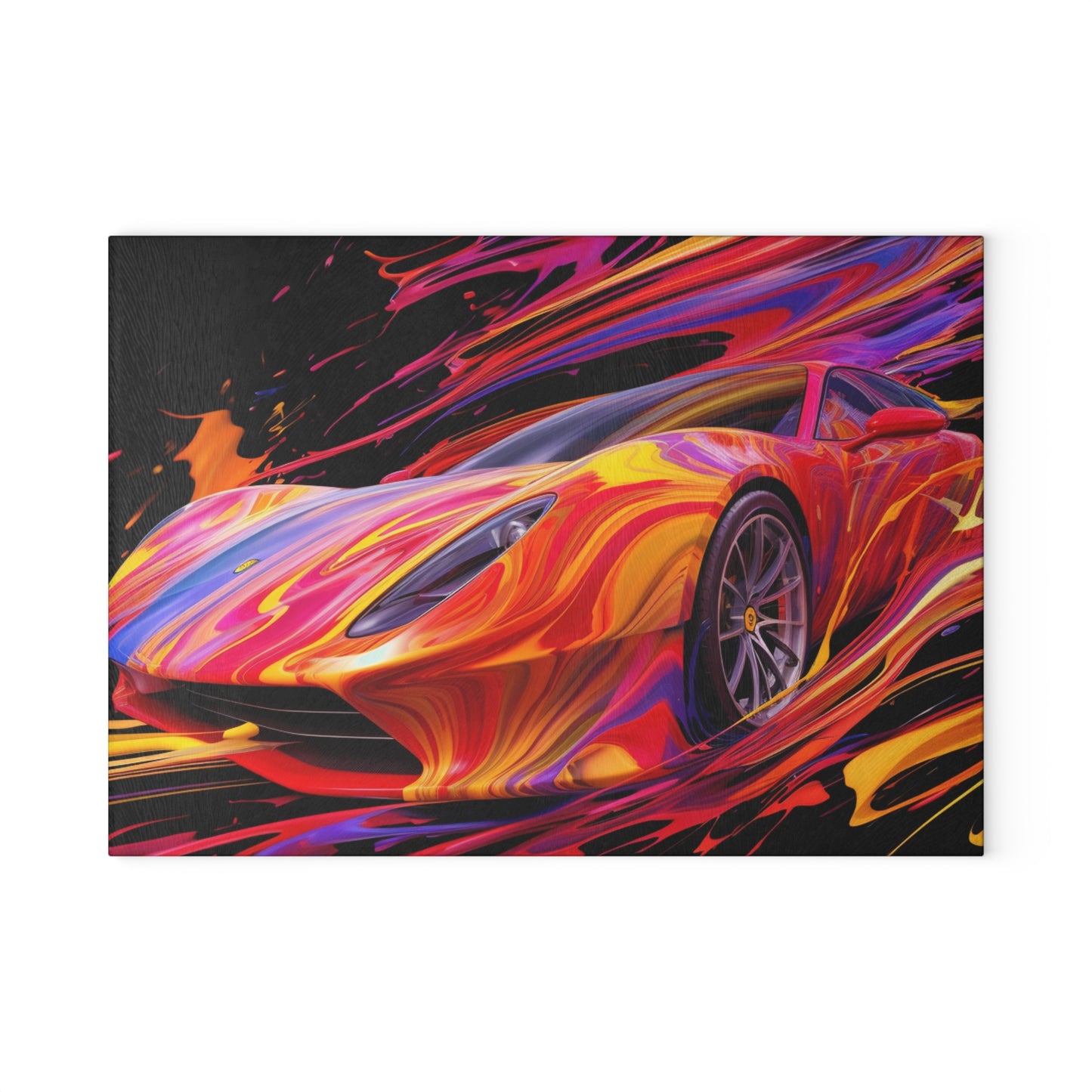 Glass Cutting Board Ferrari Water Fusion 2