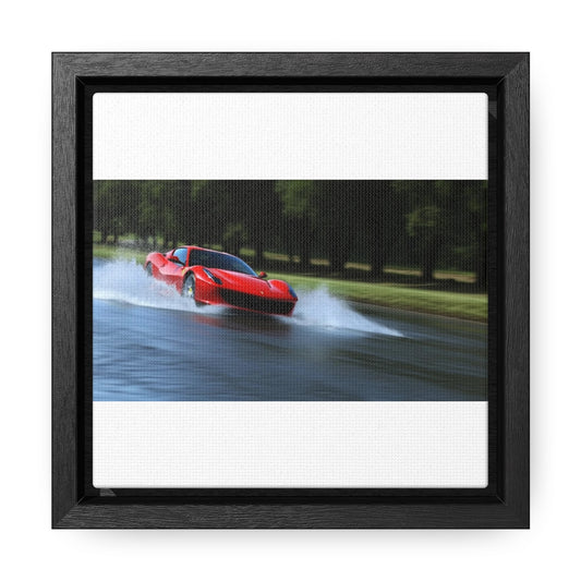 Gallery Canvas Wraps, Square Frame Water Ferrari Splash 3