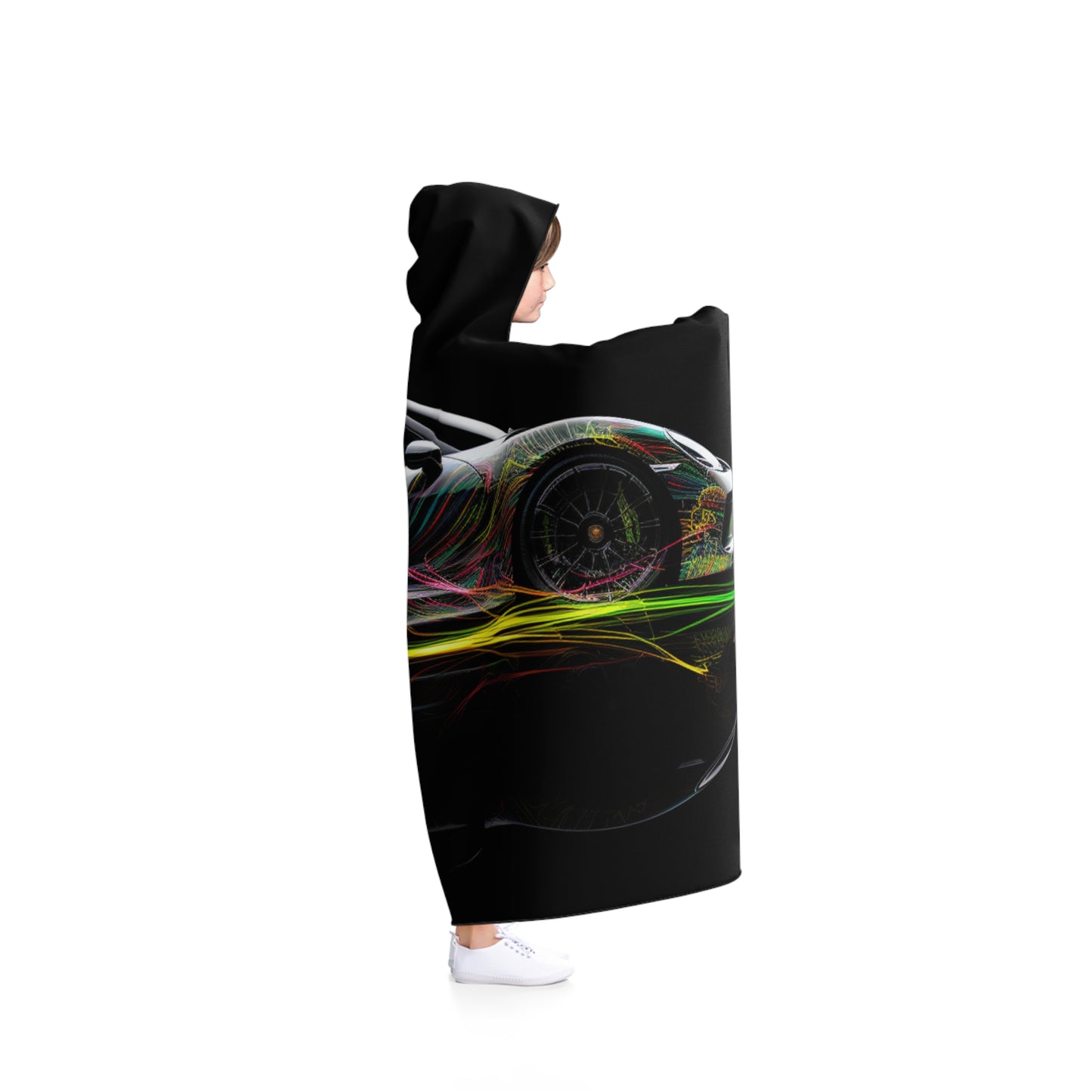 Hooded Blanket Porsche Line 1