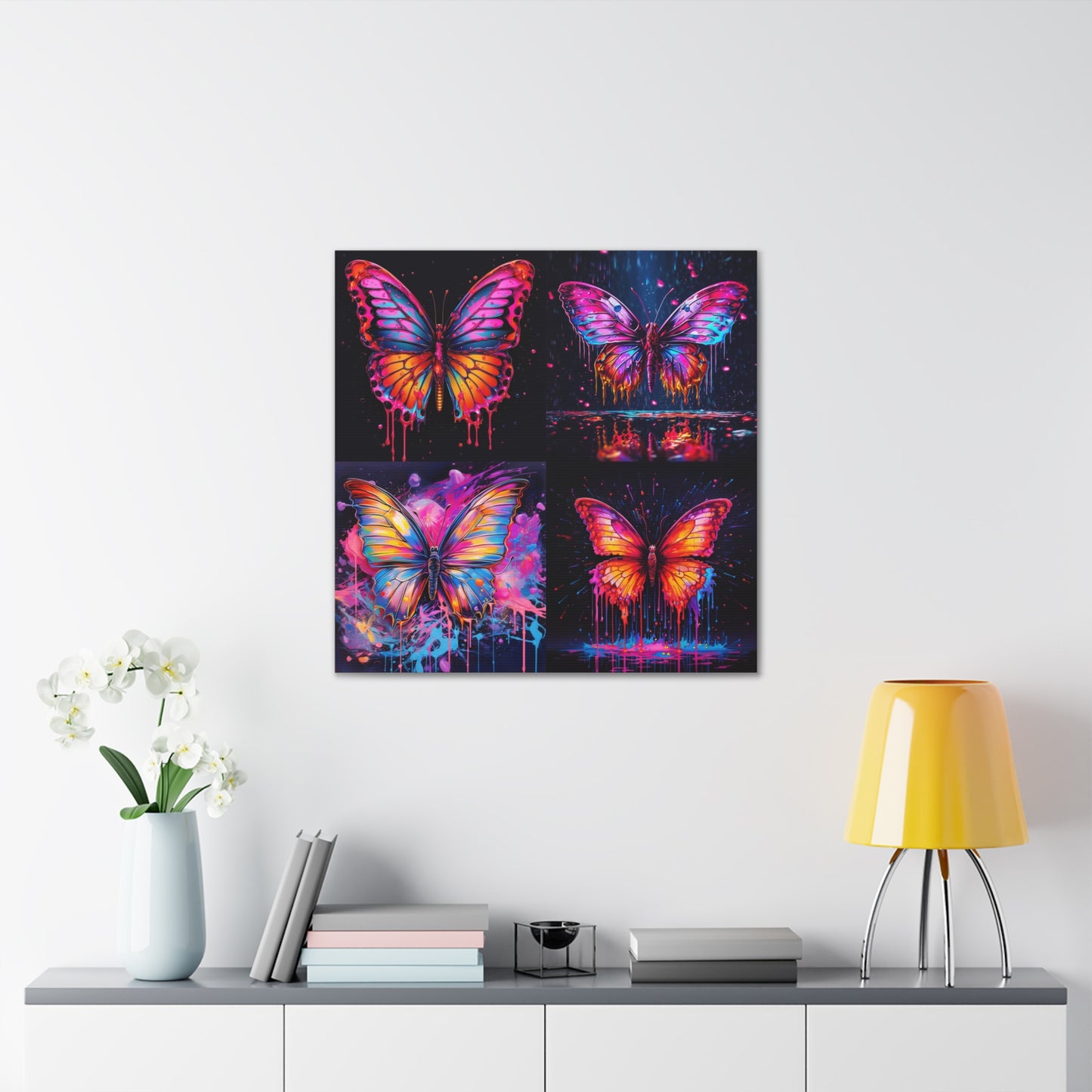Canvas Gallery Wraps Pink Butterfly Flair 5