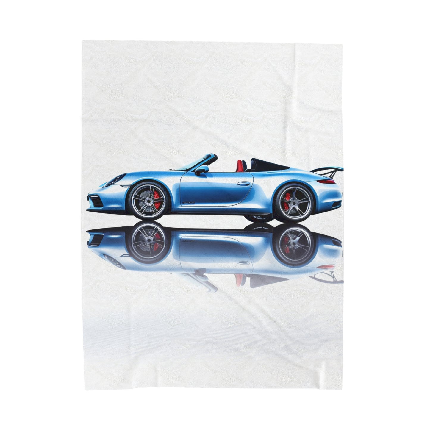 Velveteen Plush Blanket 911 Speedster on water 4