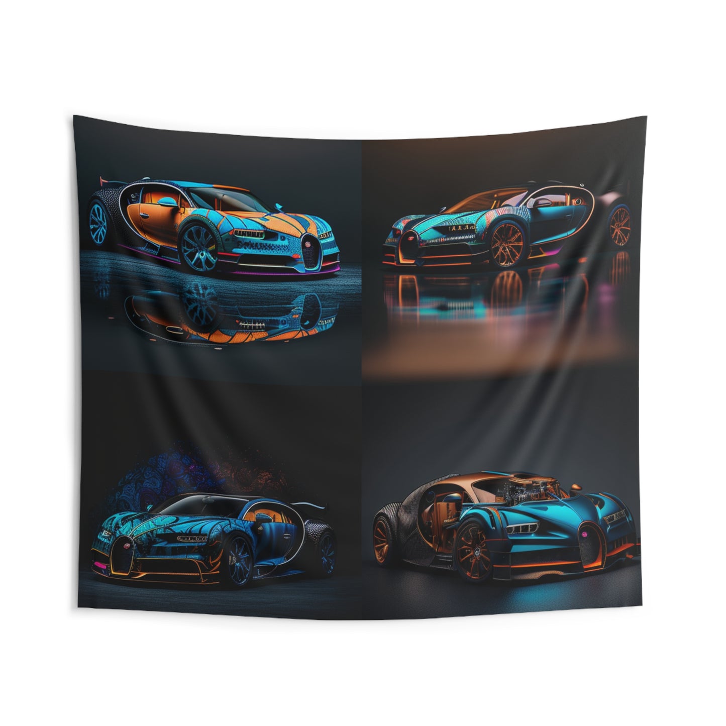 Indoor Wall Tapestries Bugatti Blue 5