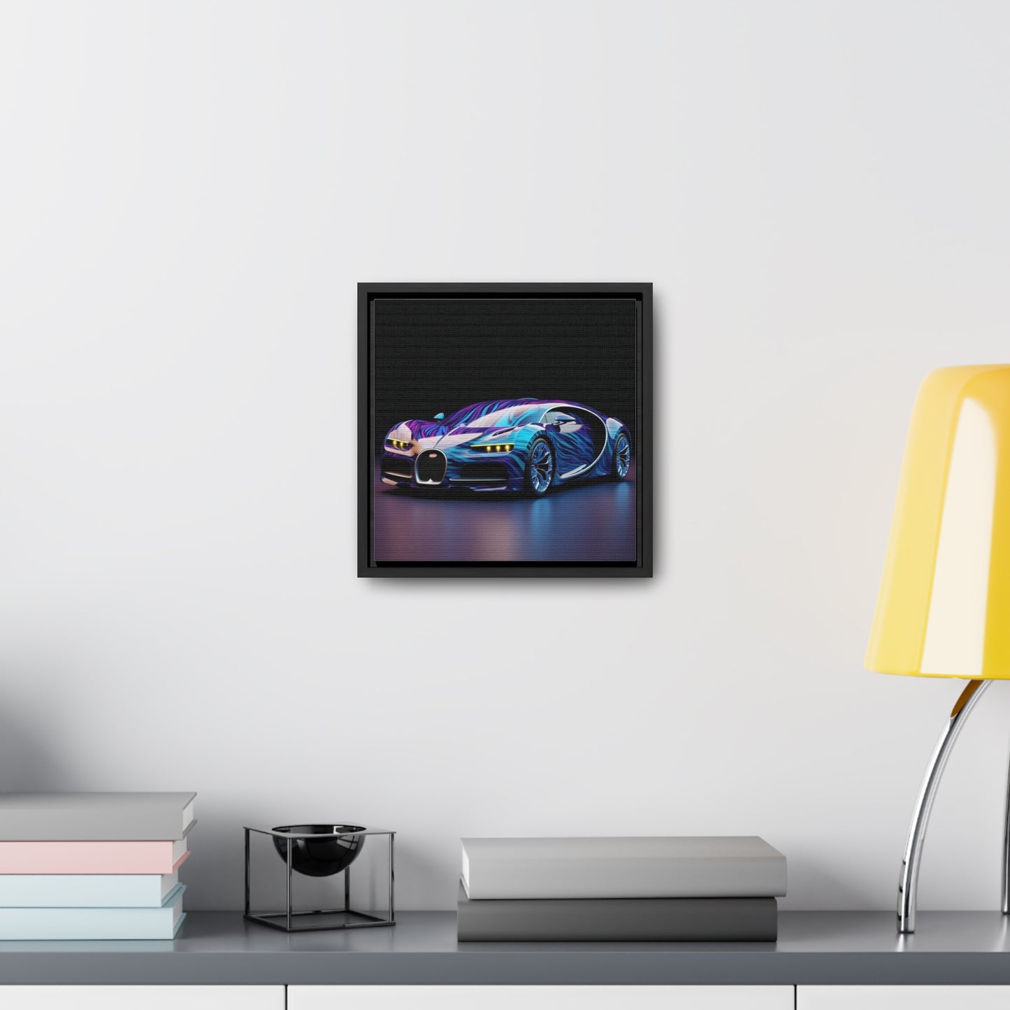 Gallery Canvas Wraps, Square Frame Bugatti Abstract Flair 3