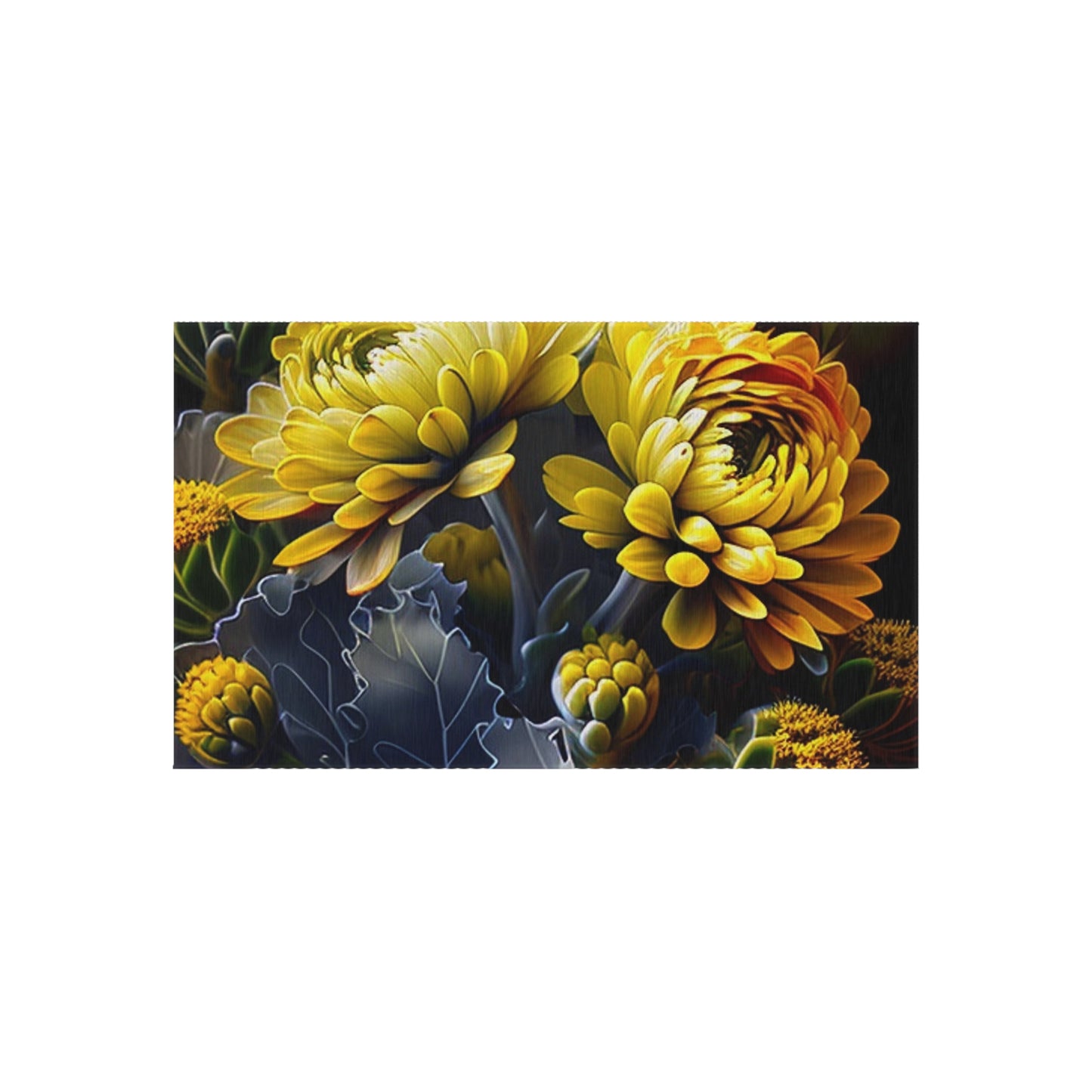 Outdoor Rug  Yellow Hermosas Flores Amarillas 1