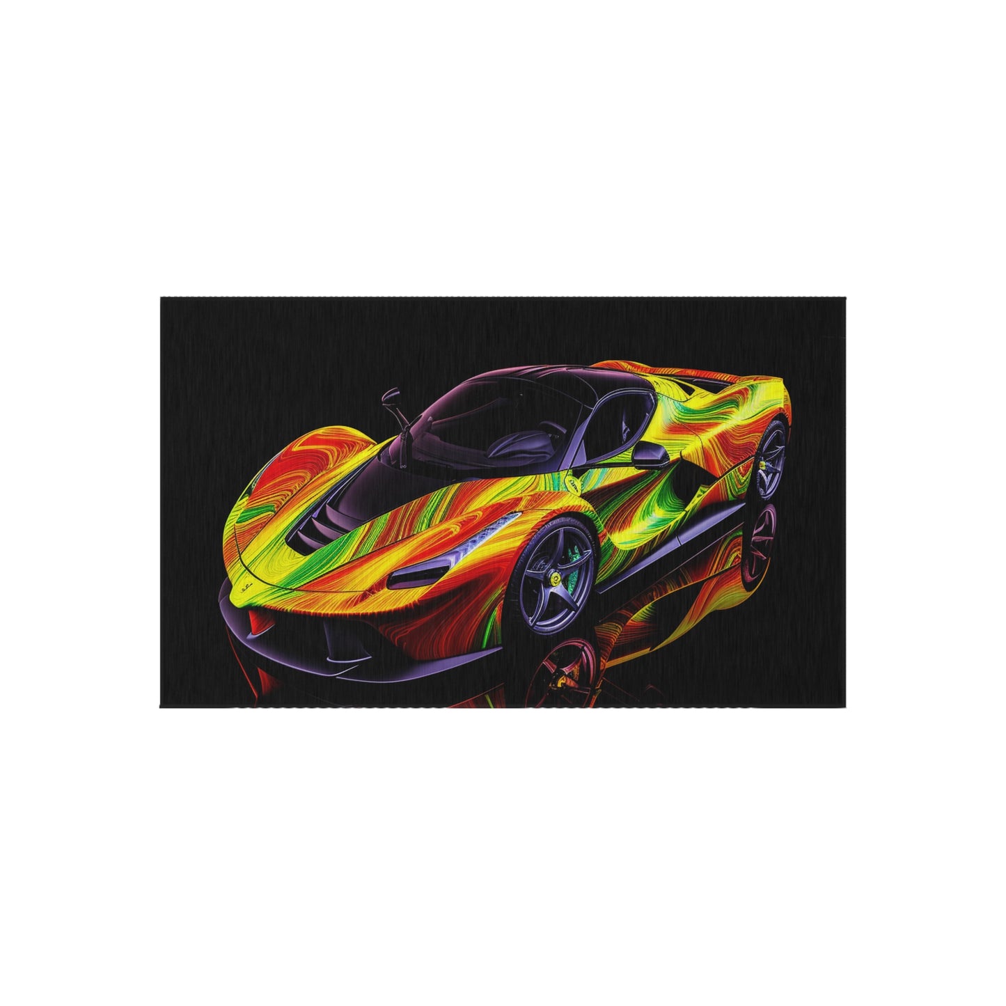 Outdoor Rug  Ferrari Neon 4