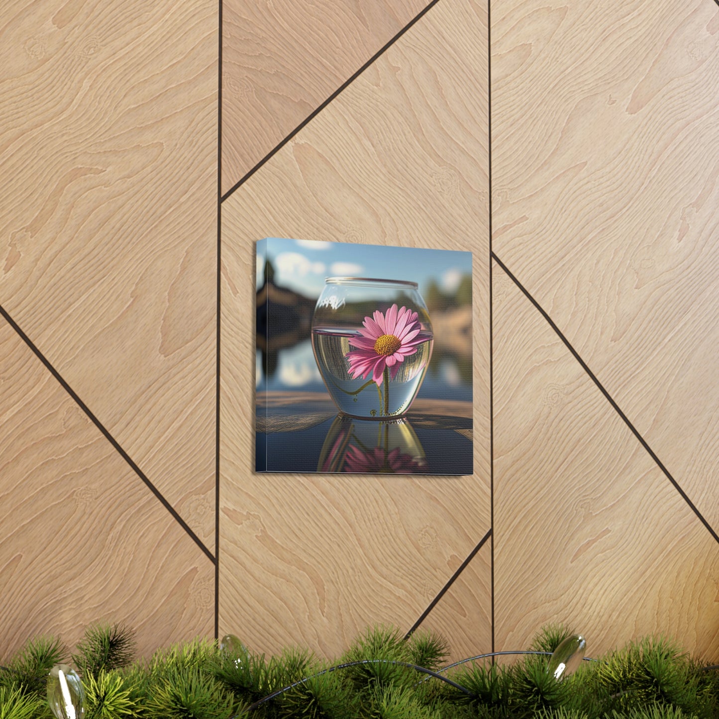 Canvas Gallery Wraps Pink Daisy 3