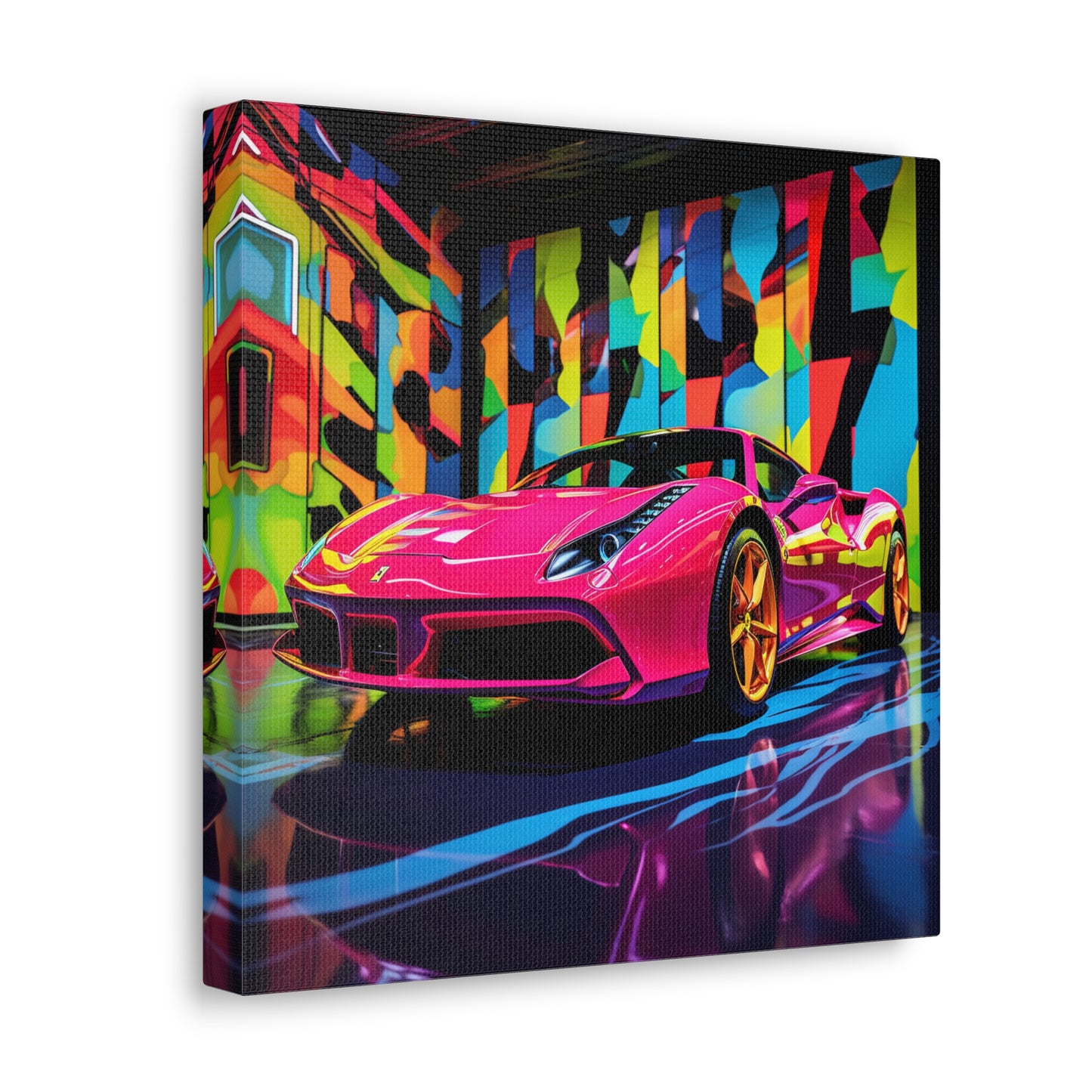 Canvas Gallery Wraps Ferrari Flair Macro 1