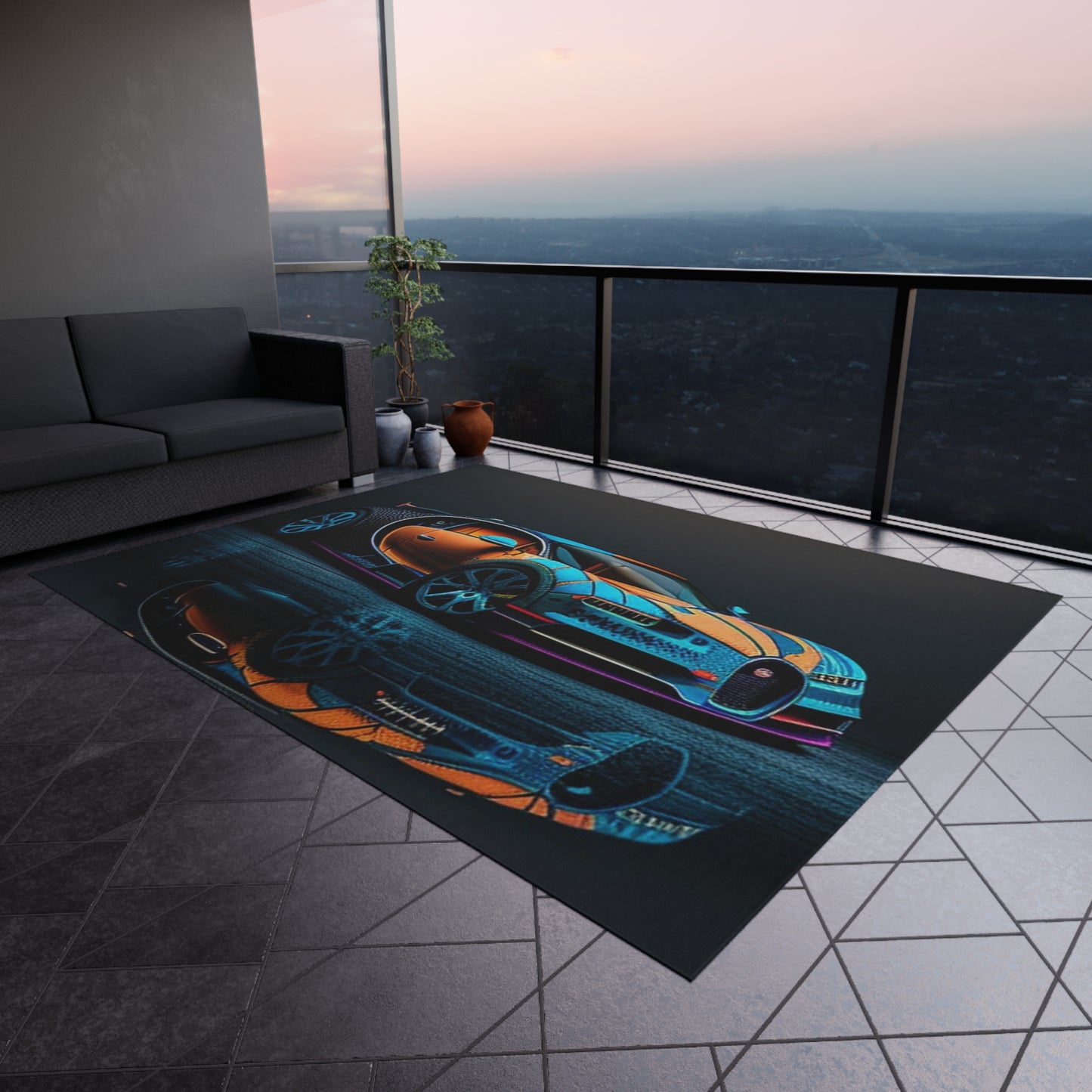 Outdoor Rug  Bugatti Blue 1