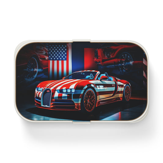 Bento Lunch Box Macro Bugatti American Flag 2