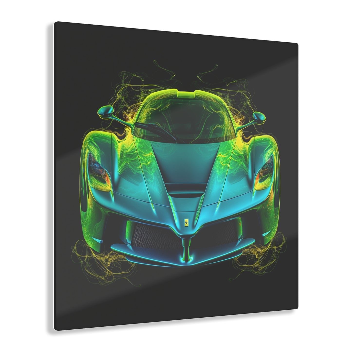 Acrylic Prints Ferrari Neon 2