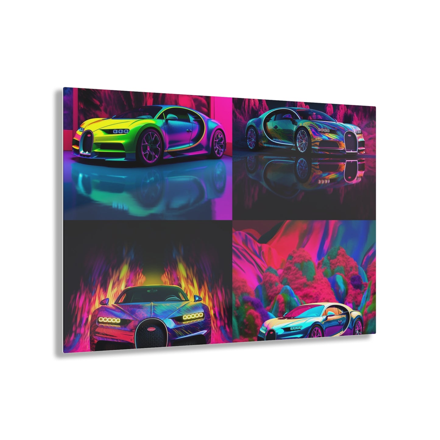 Acrylic Prints Florescent Bugatti Flair 5