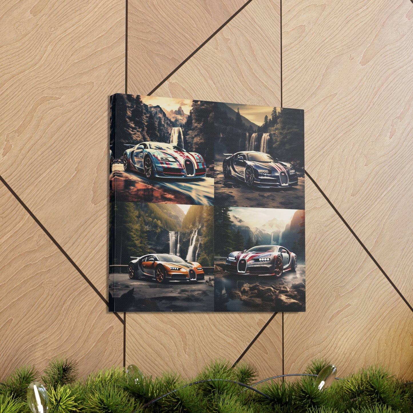 Canvas Gallery Wraps Bugatti Waterfall 5