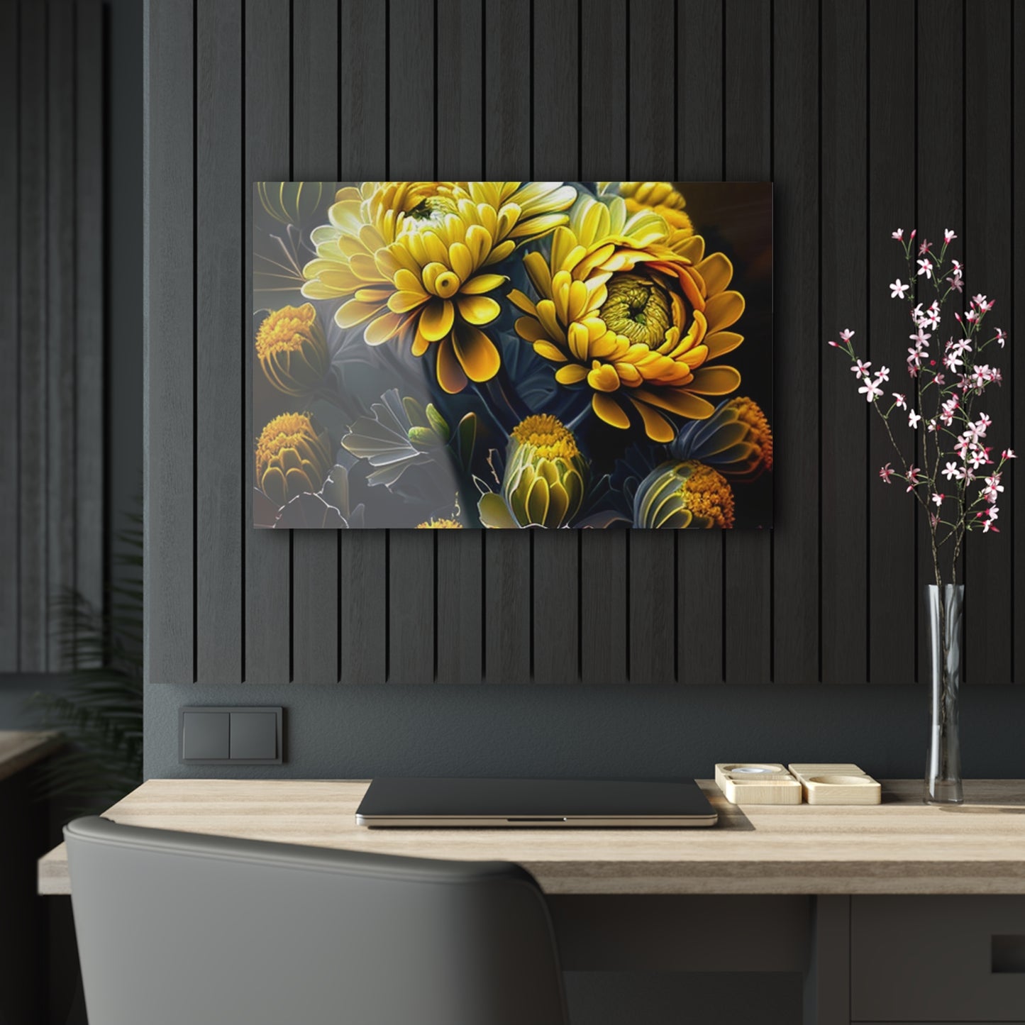 Acrylic Prints Yellow Hermosas Flores Amarillas 4