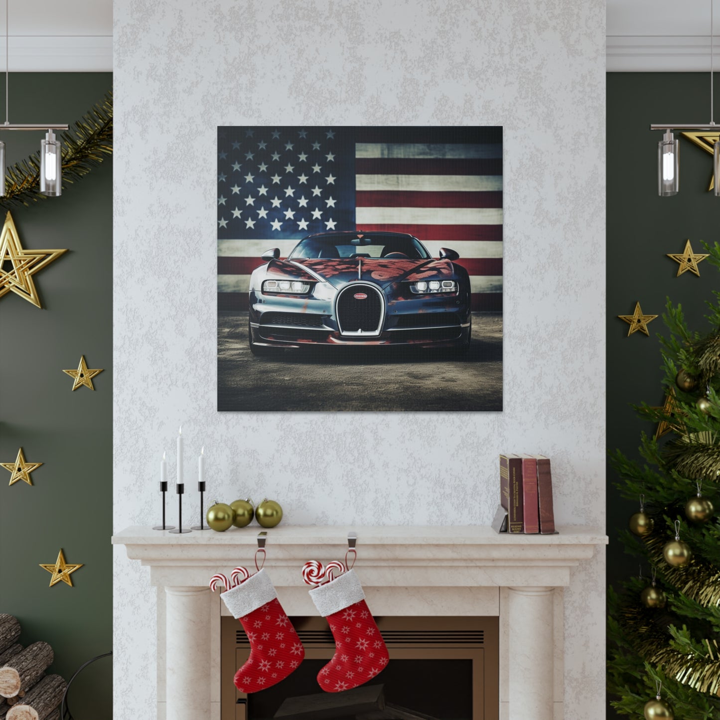 Canvas Gallery Wraps Bugatti Flag 3