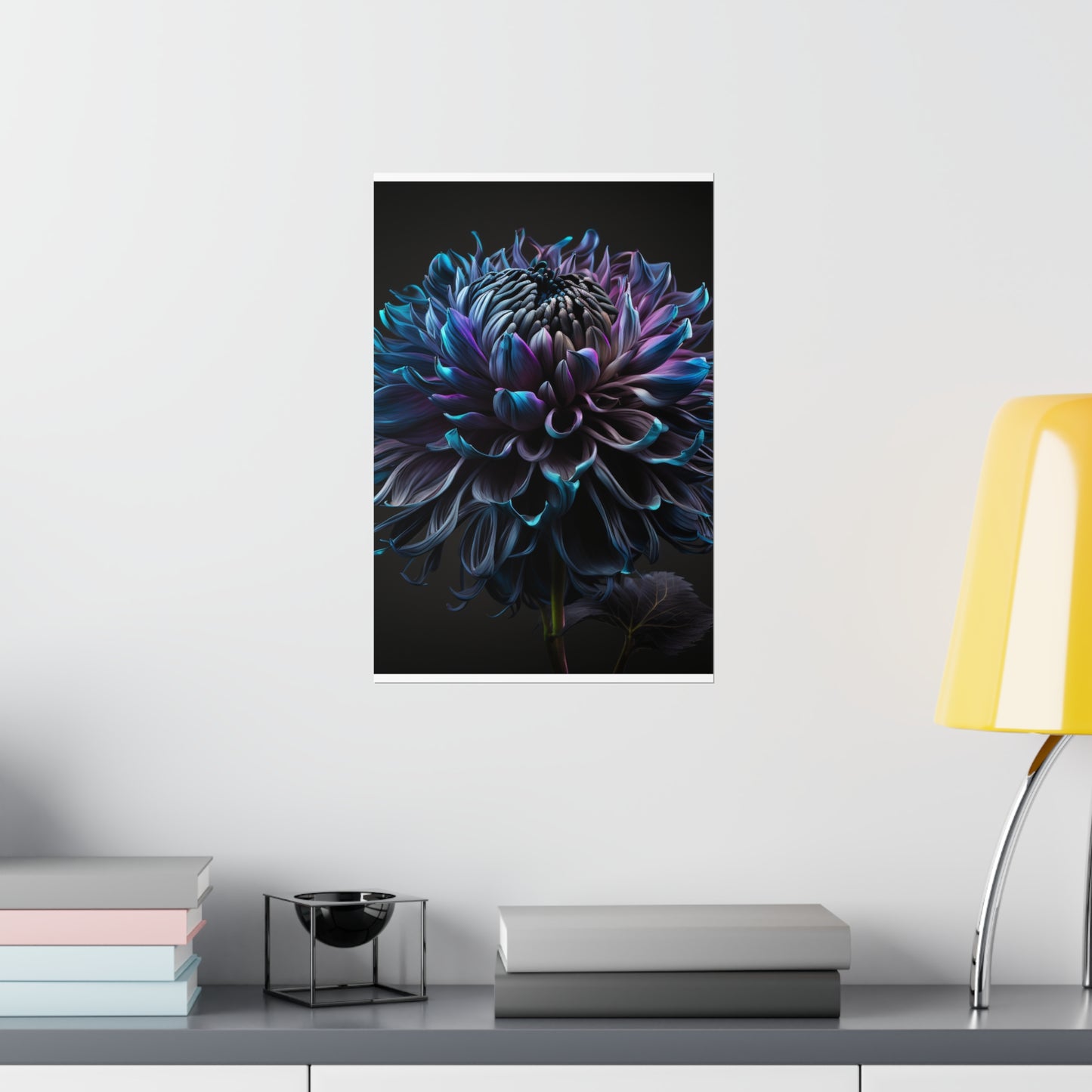 Premium Matte Vertical Posters Dahlia Purple 3