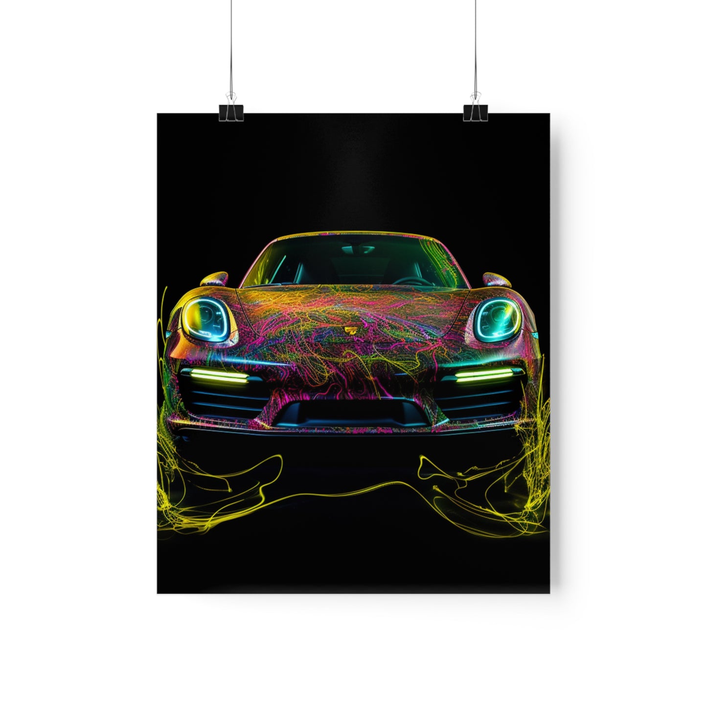 Premium Matte Vertical Posters Porsche Flair 2