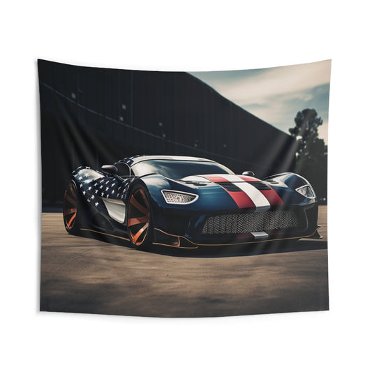 Indoor Wall Tapestries Bugatti Flag American 2