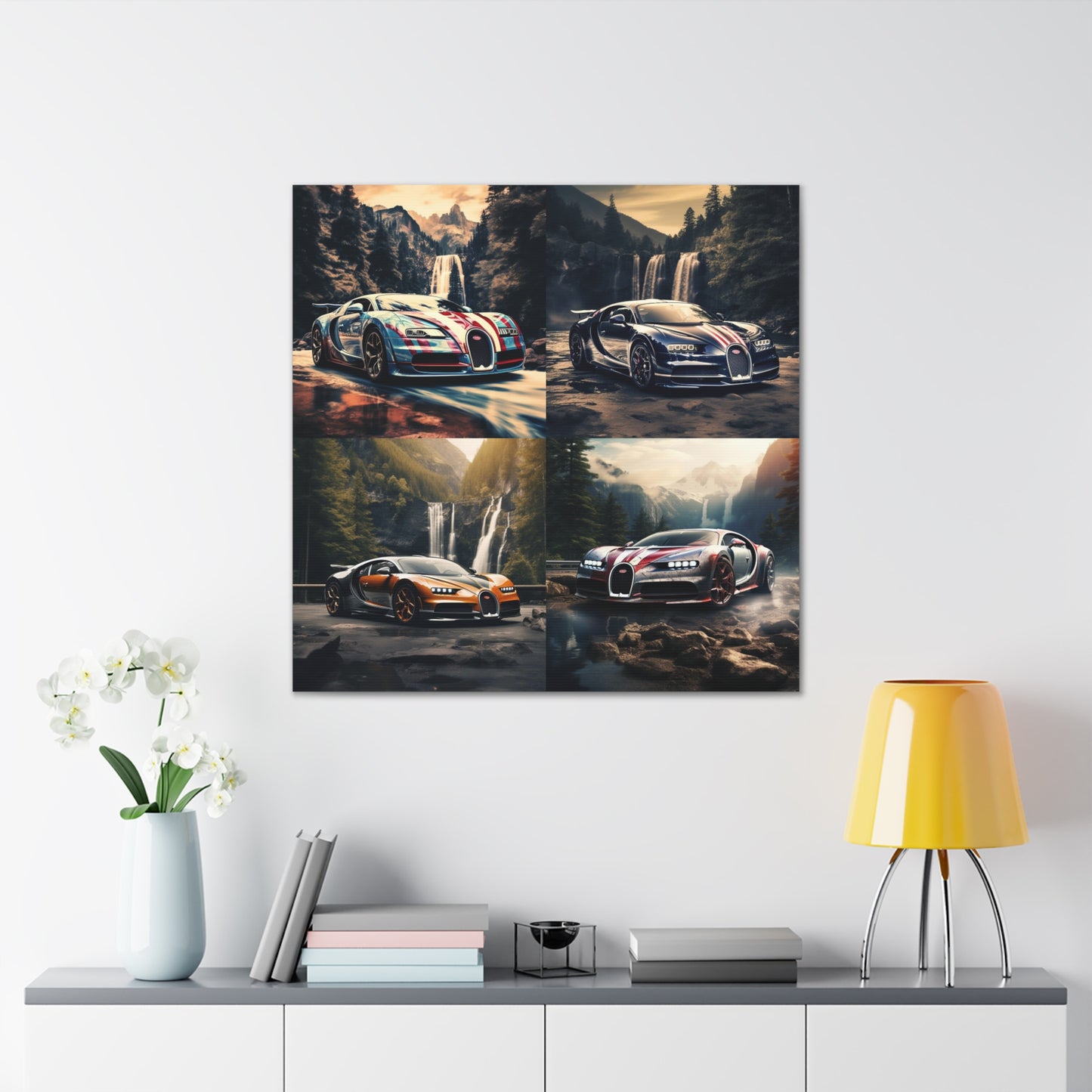 Canvas Gallery Wraps Bugatti Waterfall 5
