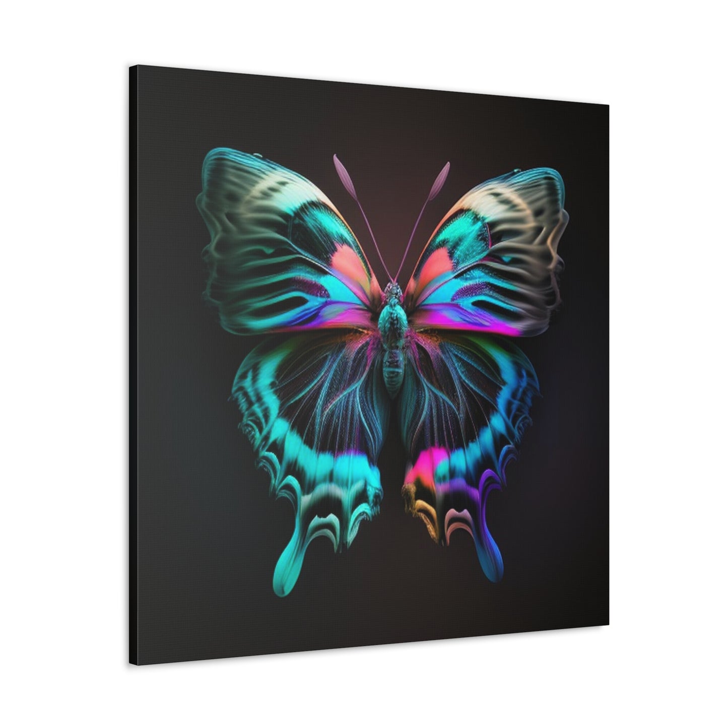 Canvas Gallery Wraps Neon Butterfly Fusion 3