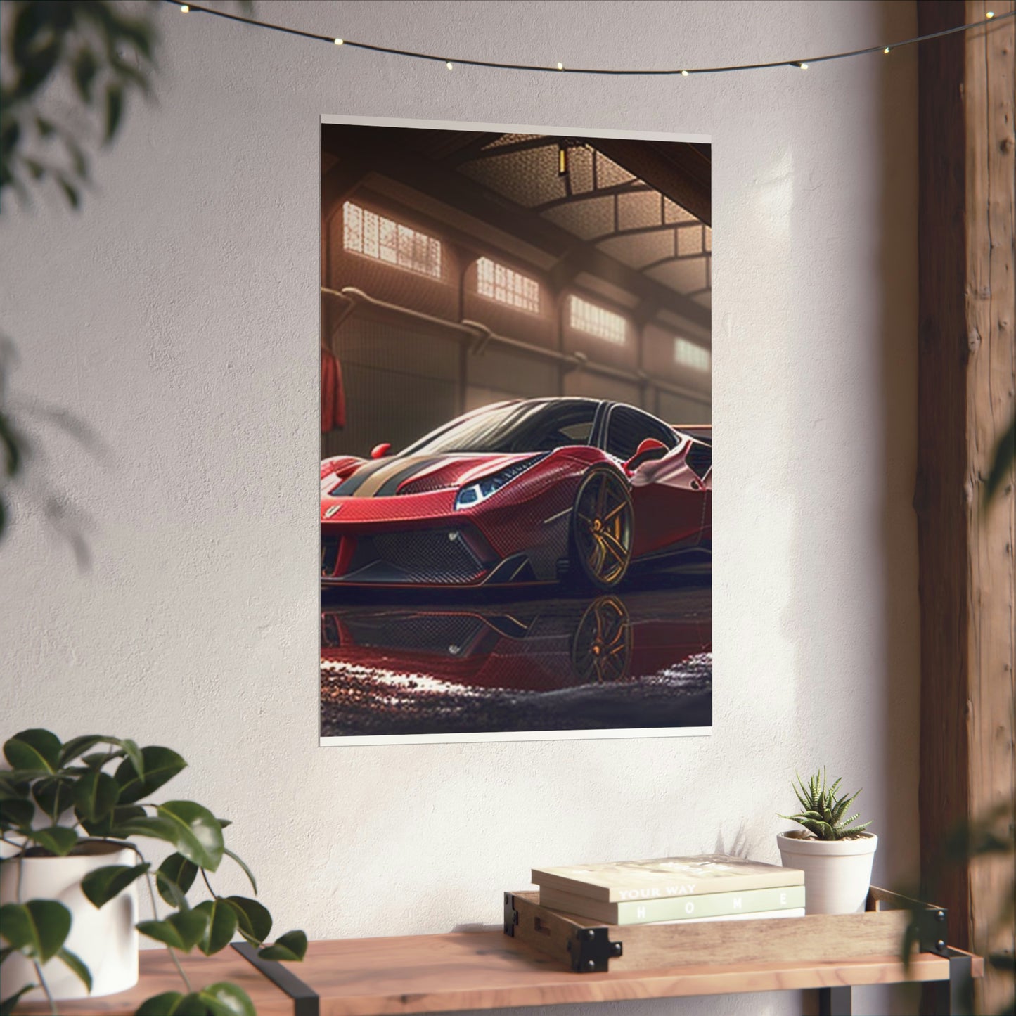 Premium Matte Vertical Posters Ferrari Hyper 4