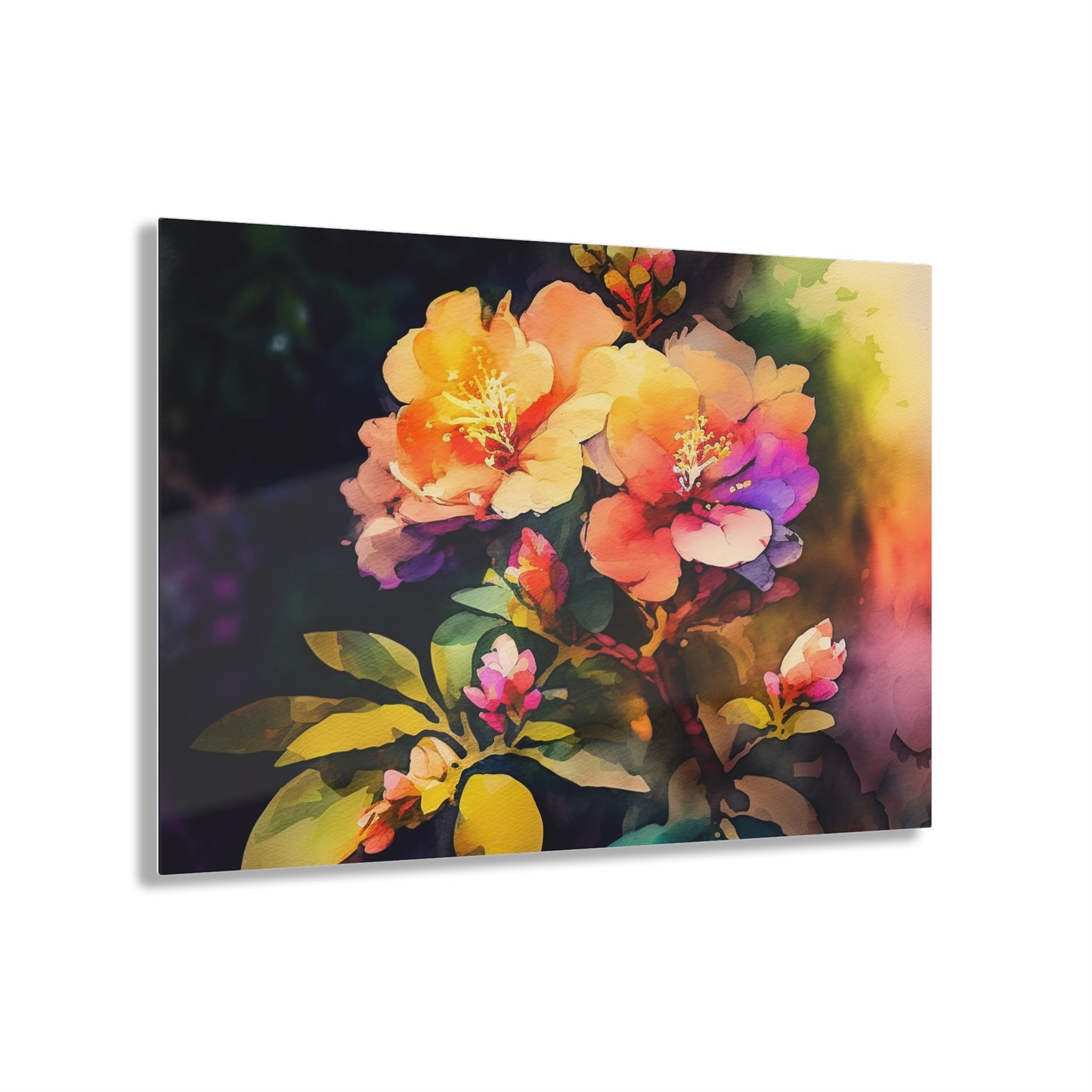 Acrylic Prints Bright Spring Flowers 2