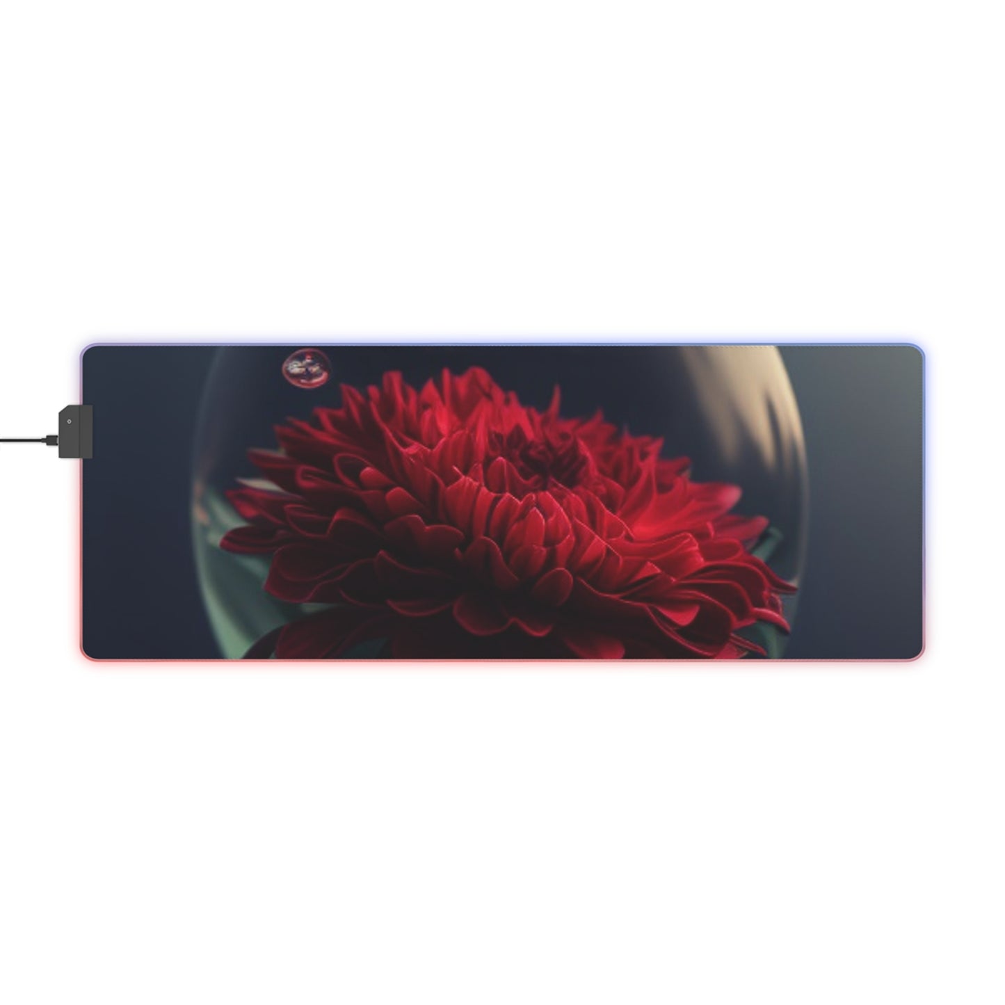 LED Gaming Mouse Pad Chrysanthemum 1