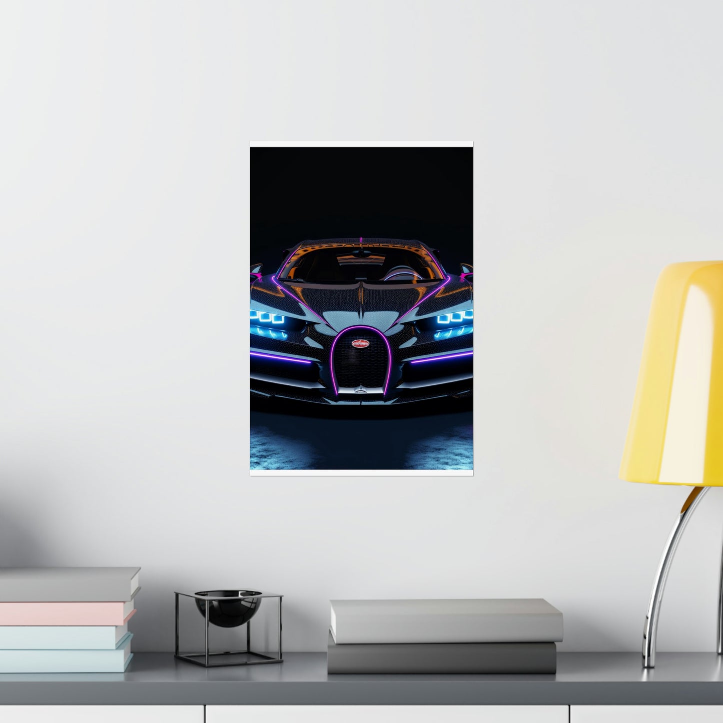 Premium Matte Vertical Posters Hyper Bugatti Chiron 2