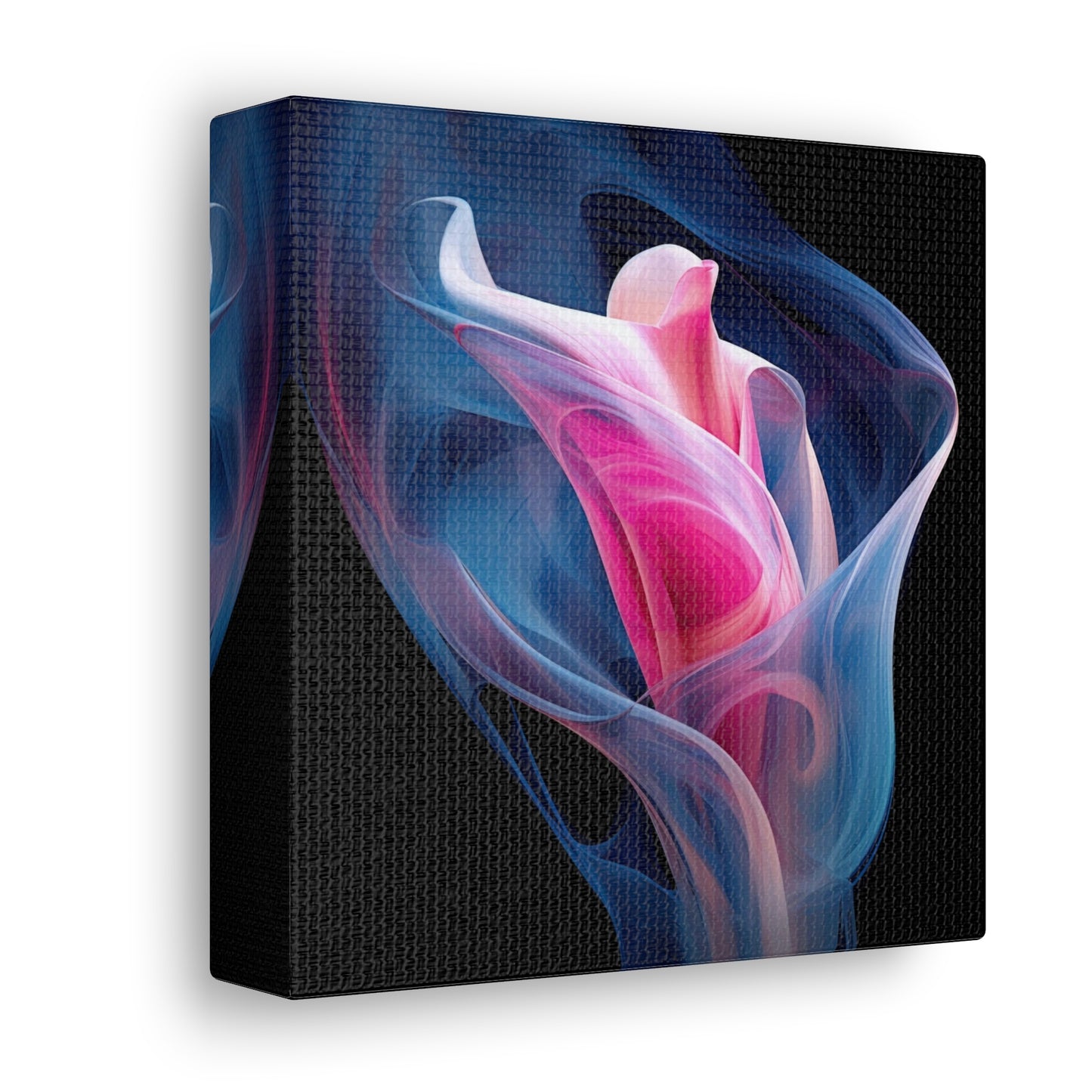 Canvas Gallery Wraps Pink & Blue Tulip Rose 3